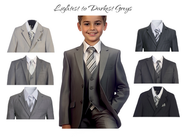 Boys Executive Grey Suits