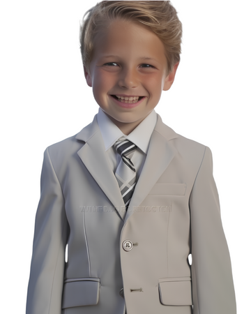 Boys Light Grey suit