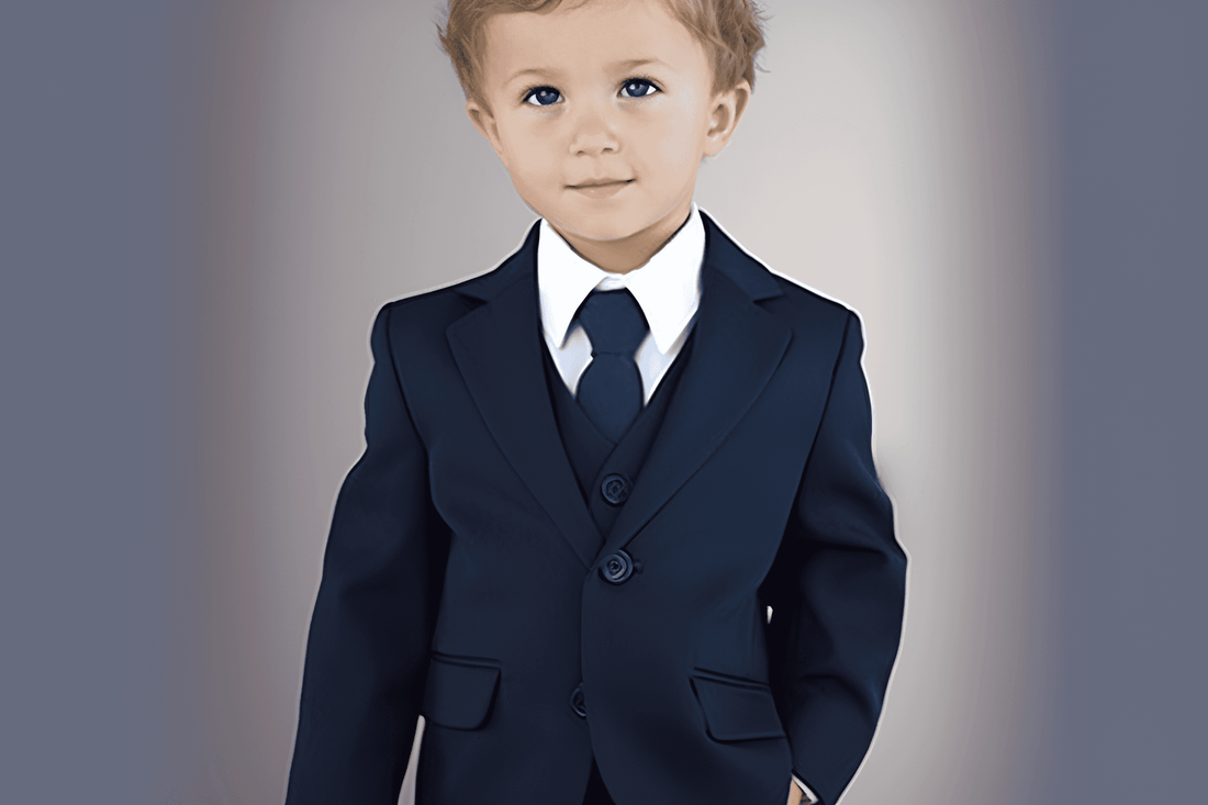 Boys Navy Blue Suits