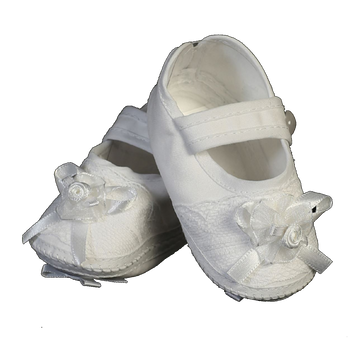 Cotton Baptism Booties