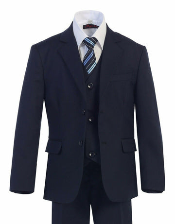 Boys Navy Blue Suit