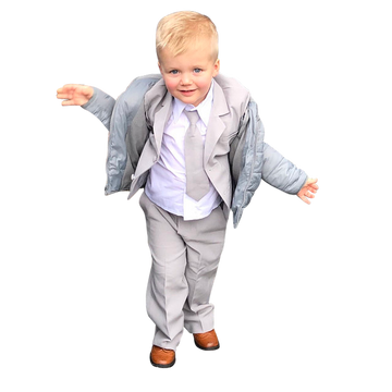 Boys Light Grey Suit