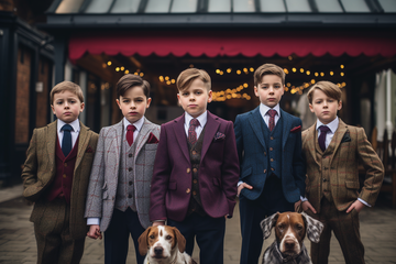 Husky Boys Suits Styles Colors and Accessories for Big Kids