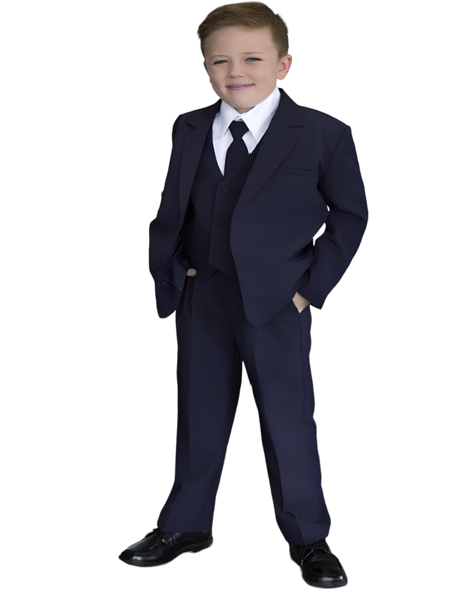 Boys Navy Blue Suit