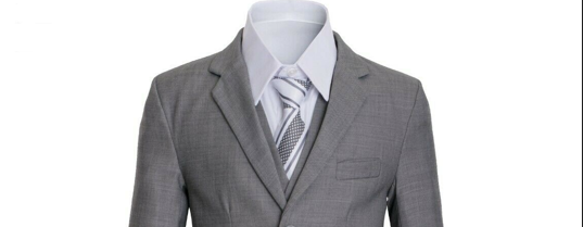 Grey Wedding Suits for Boys