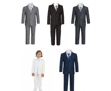 Executive suits for boys, toddlers, kids - elegance personified at weddings, communions, formal events.