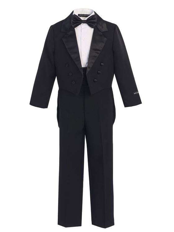 Boys Long Tail Black Tuxedo