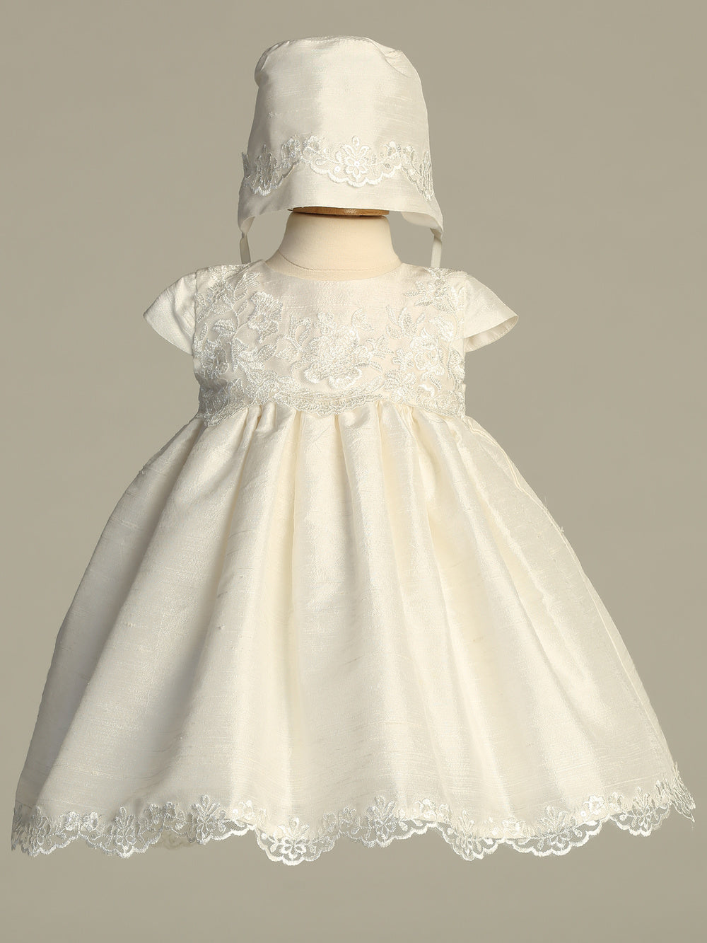 Calista white baptism dress - view 1