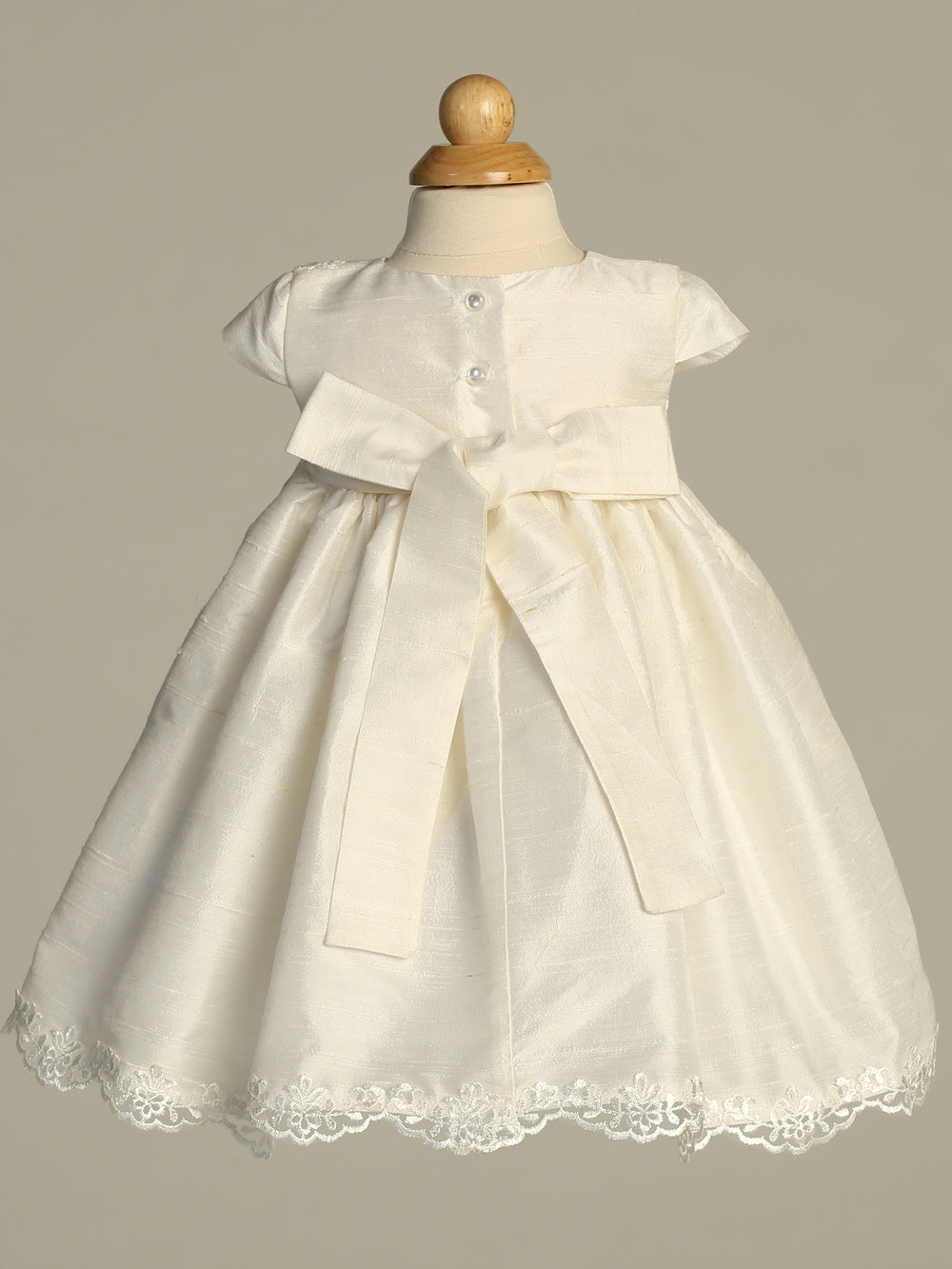 Calista white baptism dress - view 3