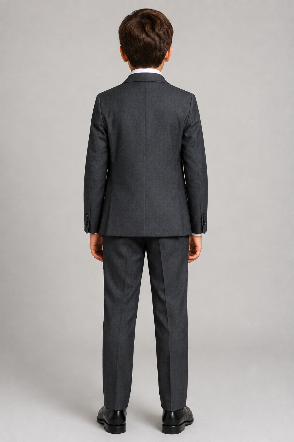 Executive 7PC Boys Charcoal Grey Suit (10)