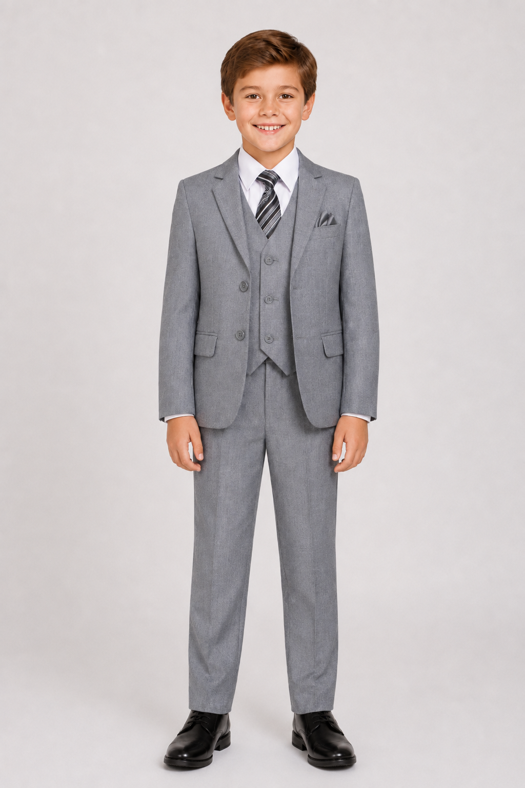 Executive 7PC Boys Grey Suit (1)