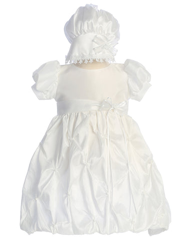 GZ2003W white baptism dress - view 1