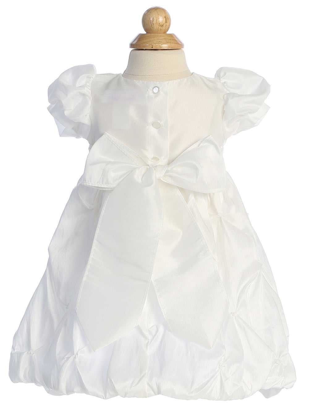 GZ2003W white baptism dress - view 3