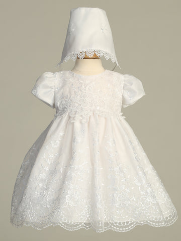Gale white baptism dress - view 1
