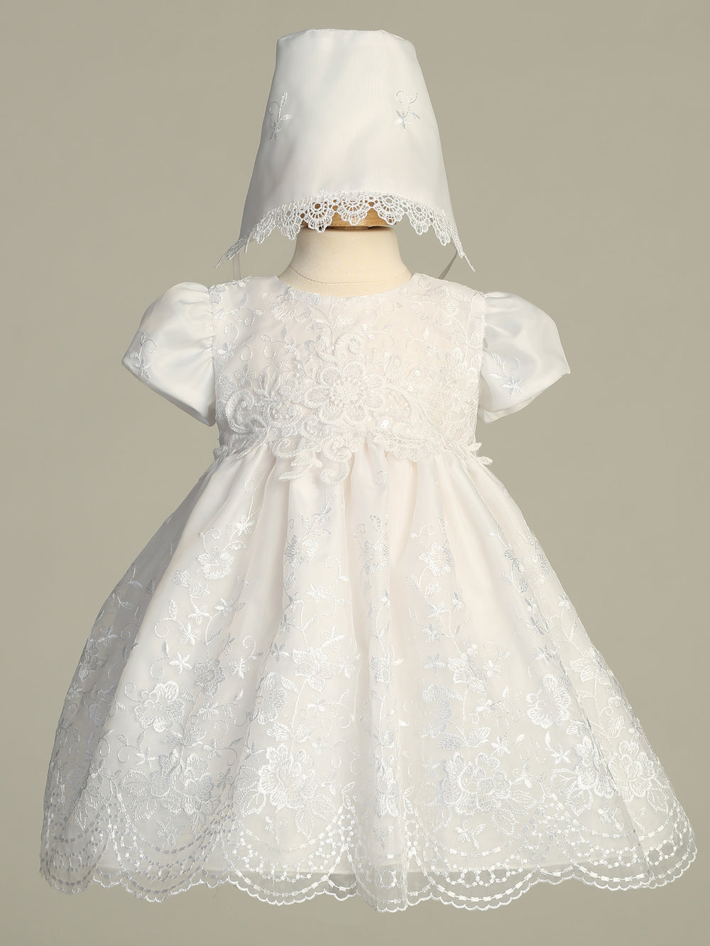 Gale white baptism dress - view 2