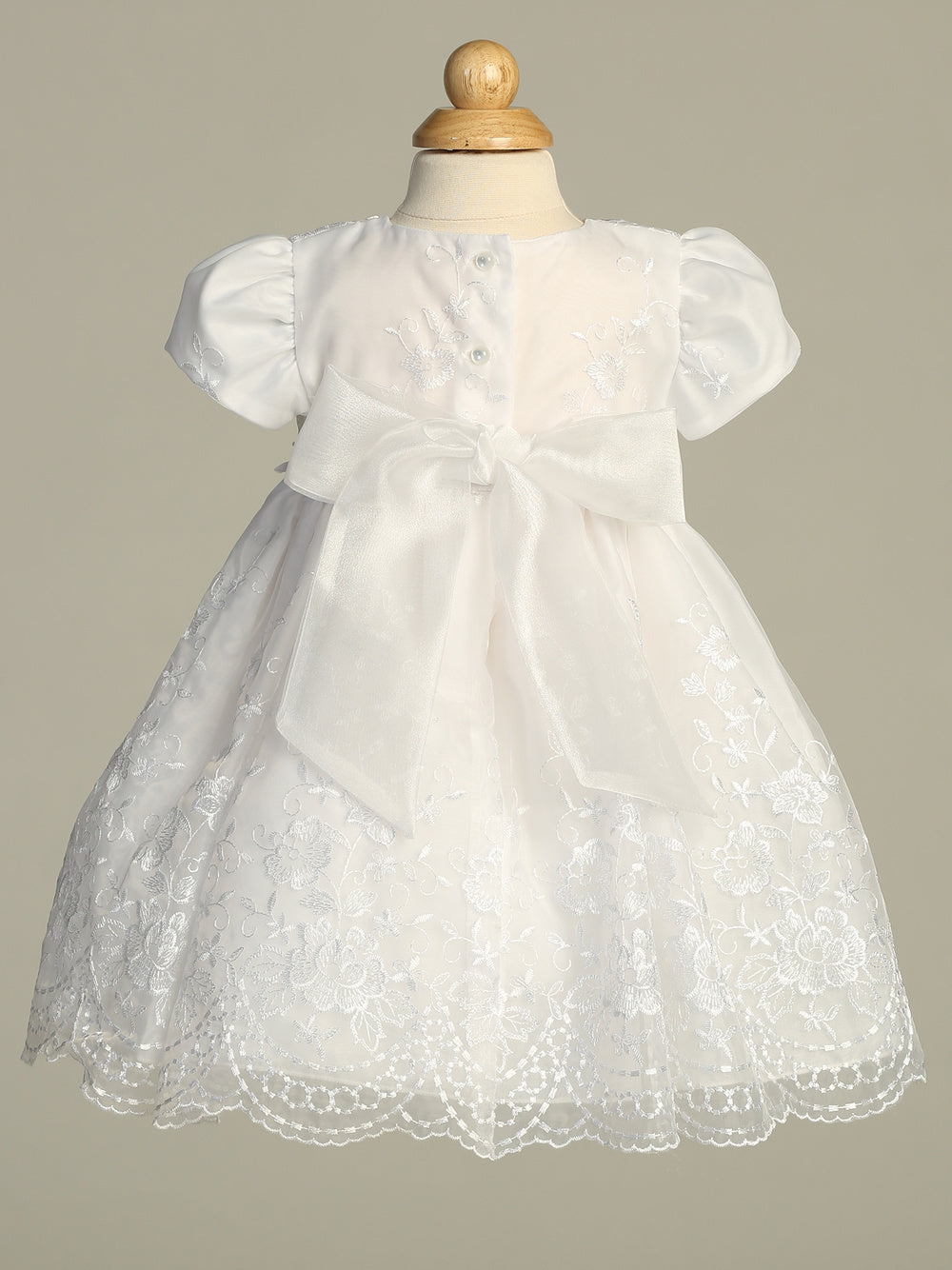 Gale white baptism dress - view 3