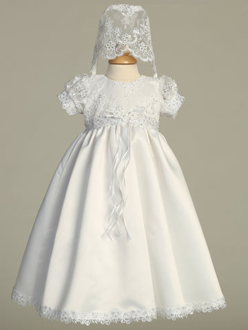 Hope white baptism gown - view 1