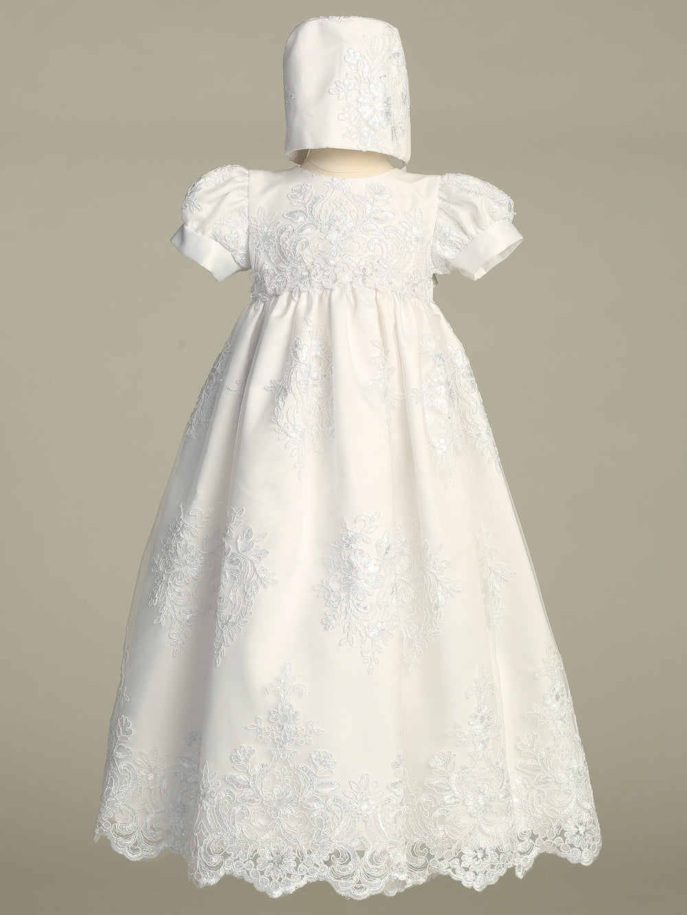 Miriam white baptism gown - view 1