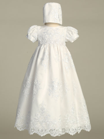 Miriam white baptism gown - view 1