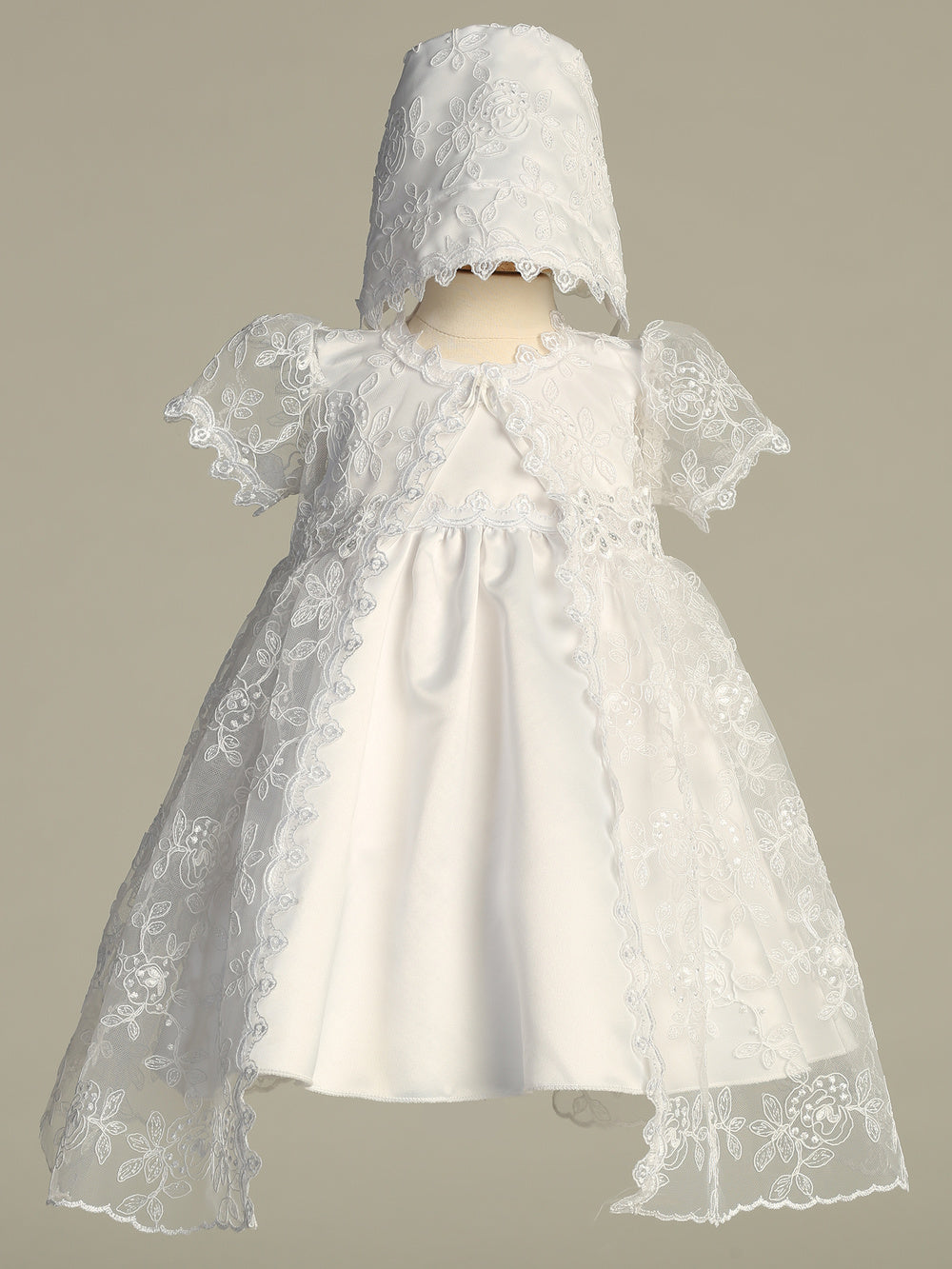 Zara white baptism dress - view 2