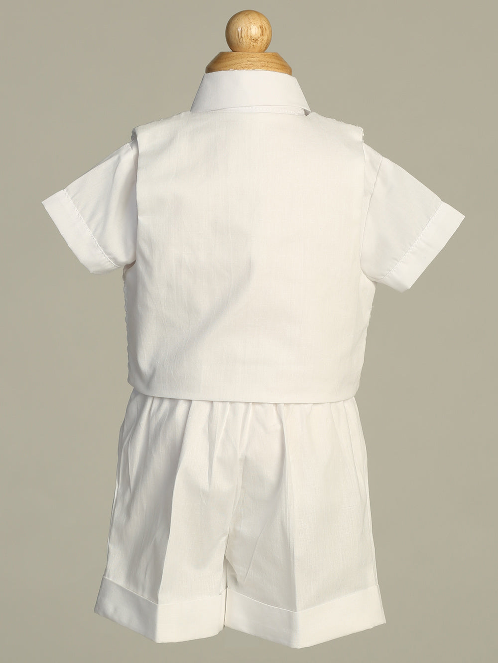 Cyrus white baptism outfit — view 3