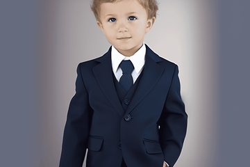 Navy blue baby suit hotsell