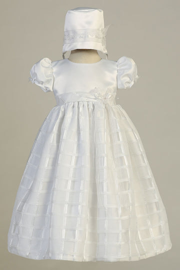Giselle Girls White Baptism & Christening Gown – Clearance