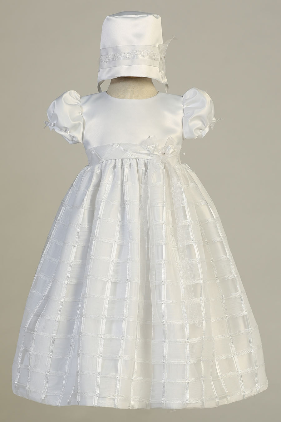 Giselle Girls White Baptism & Christening Gown – Clearance