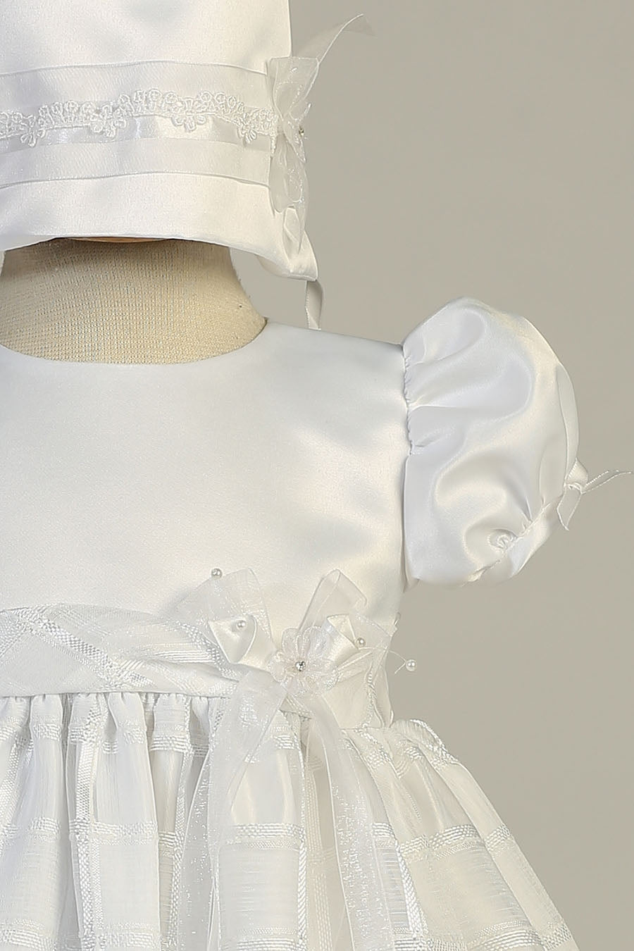 Giselle Girls White Baptism & Christening Gown – Clearance
