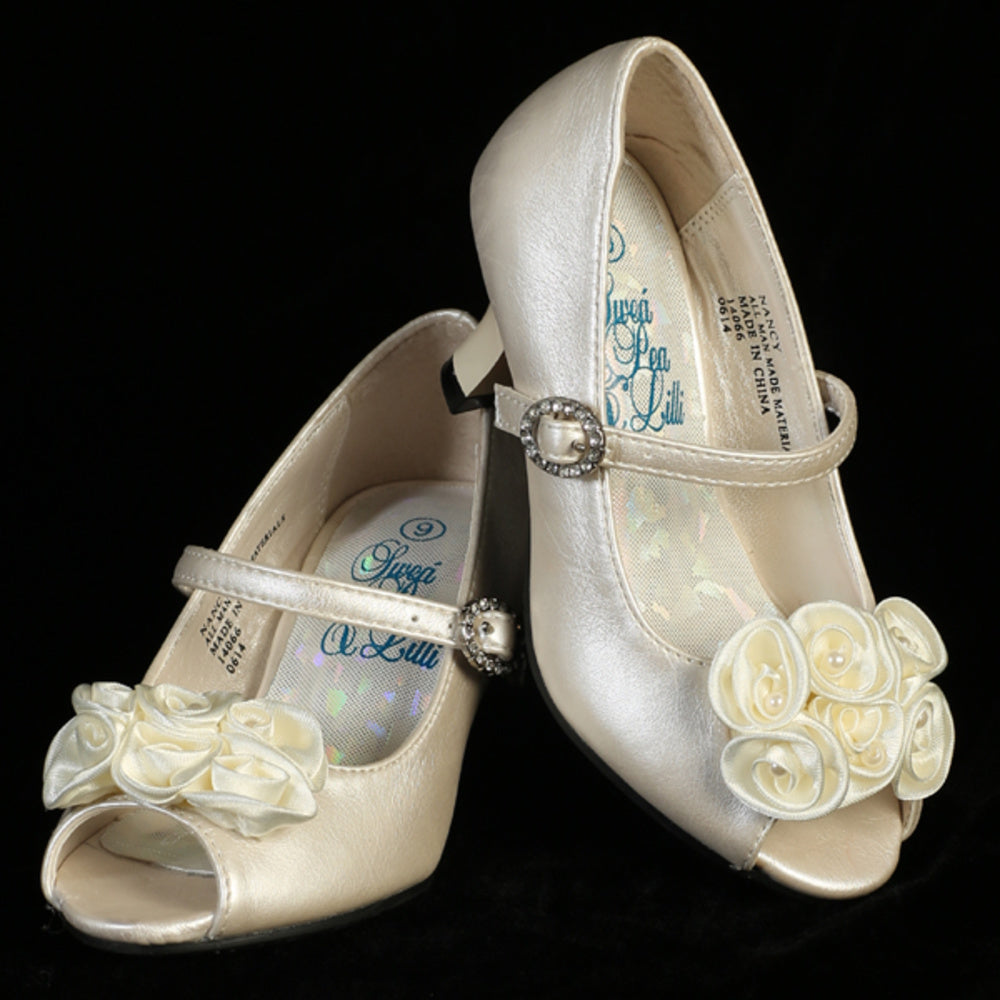 Nancy girls occasion shoes — Nancy Ivory 01