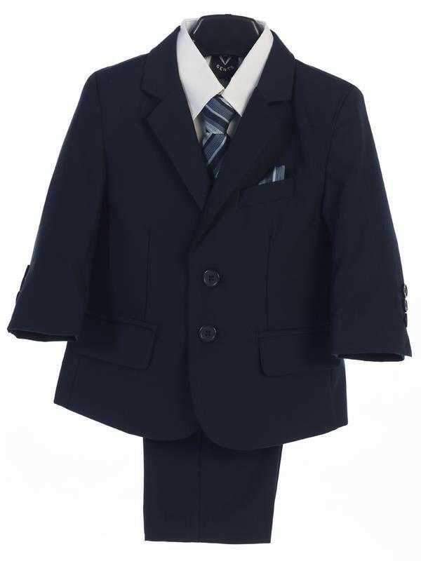 Childs Navy Blue Suit - Malcolm Royce