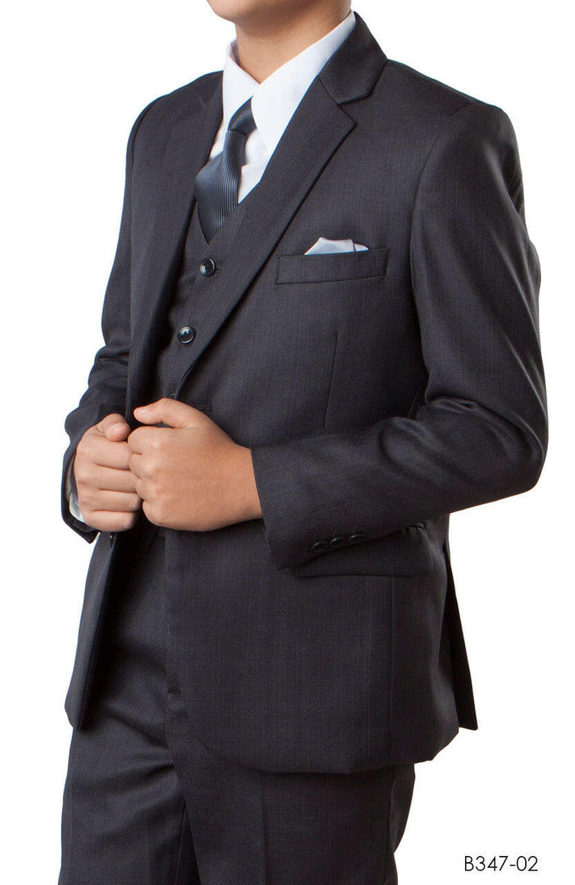 Boys Dark Grey Suit