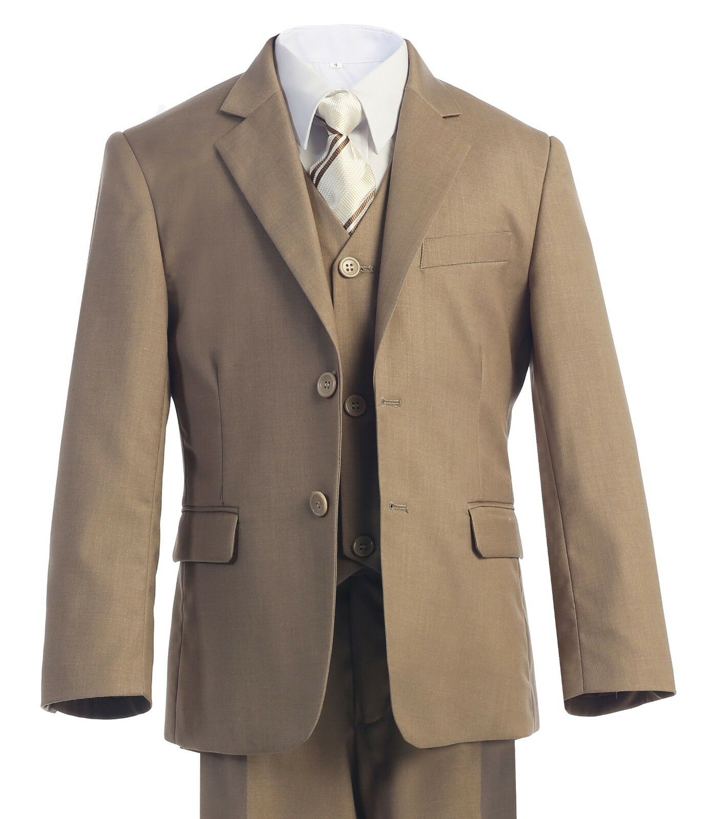 A young gentleman shines in the sophisticated Executive Navy Suit.