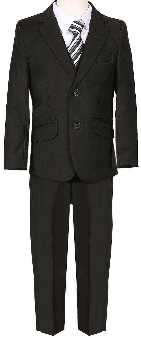 Boys Black Suit - Malcolm Royce
