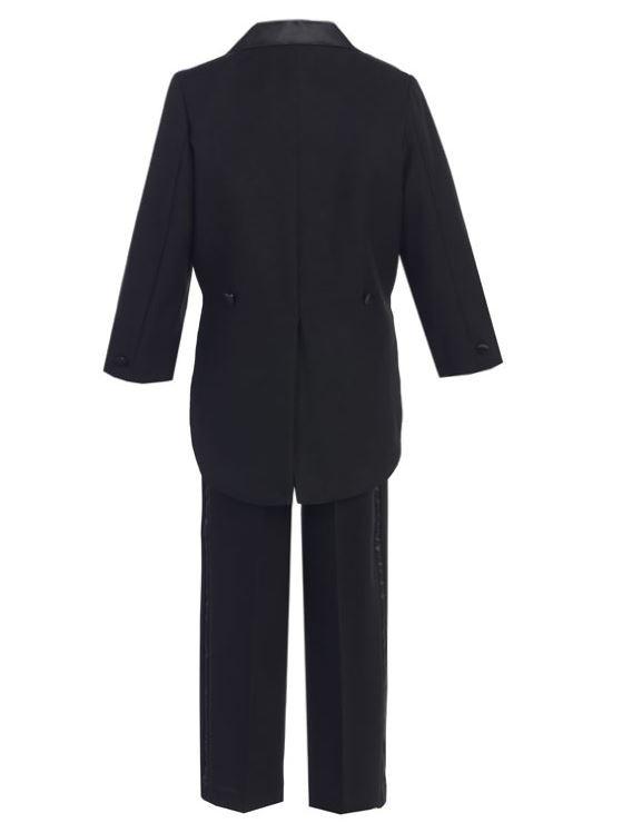 Boys Long Tail Black Tuxedo - Malcolm Royce