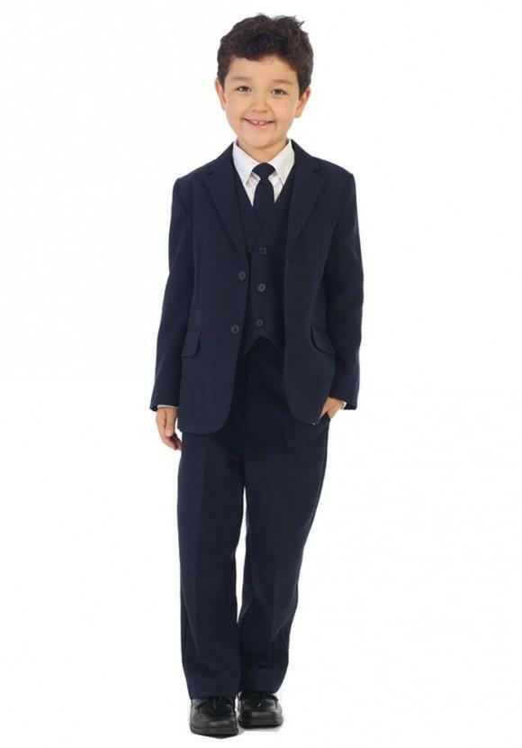 Toddlers Navy Blue Suit