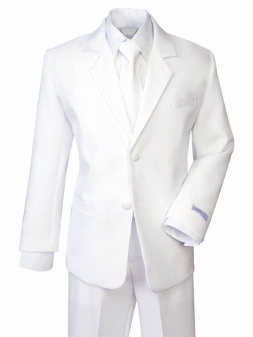 Boys Classic White Communion Suit - Malcolm Royce