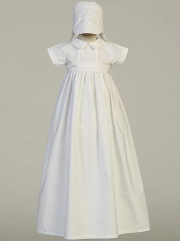 Baby Boys Baptism Christening Gown & Romper - Dominic