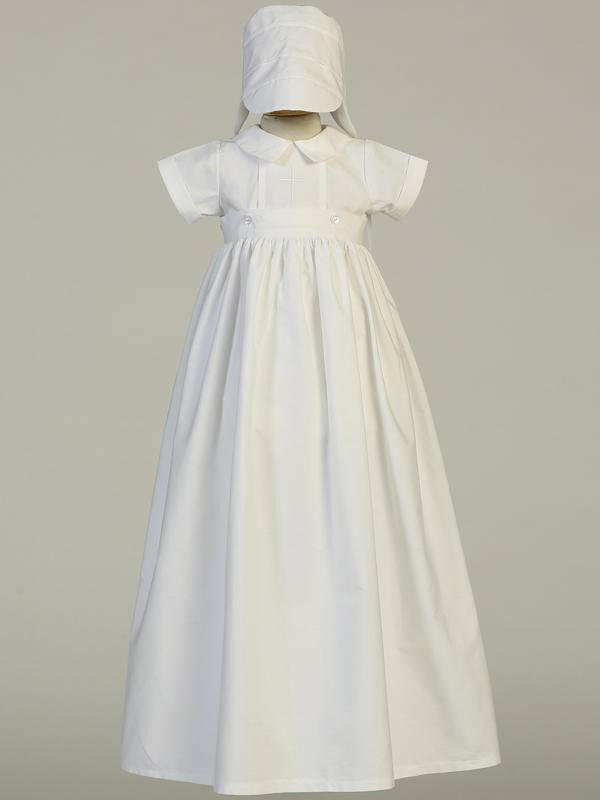 Baby Boys Baptism Christening Gown & Romper - Dominic
