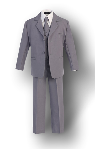 boys grey wedding suit