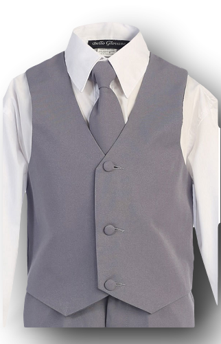 kids grey suit