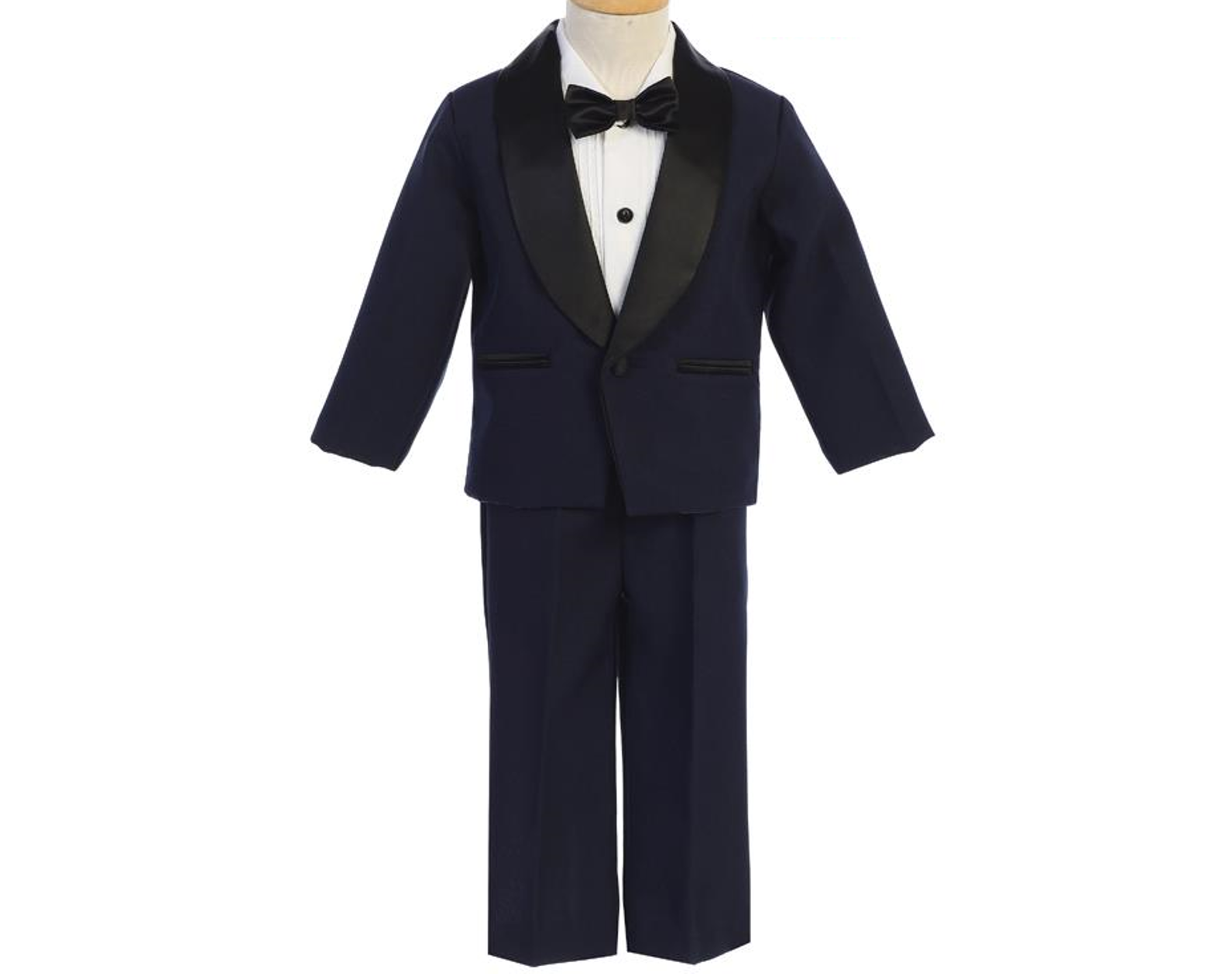 Boys Navy Shawl Executive Tuxedo 7580 - Malcolm Royce