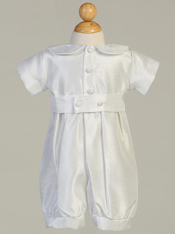 baptism romper boy