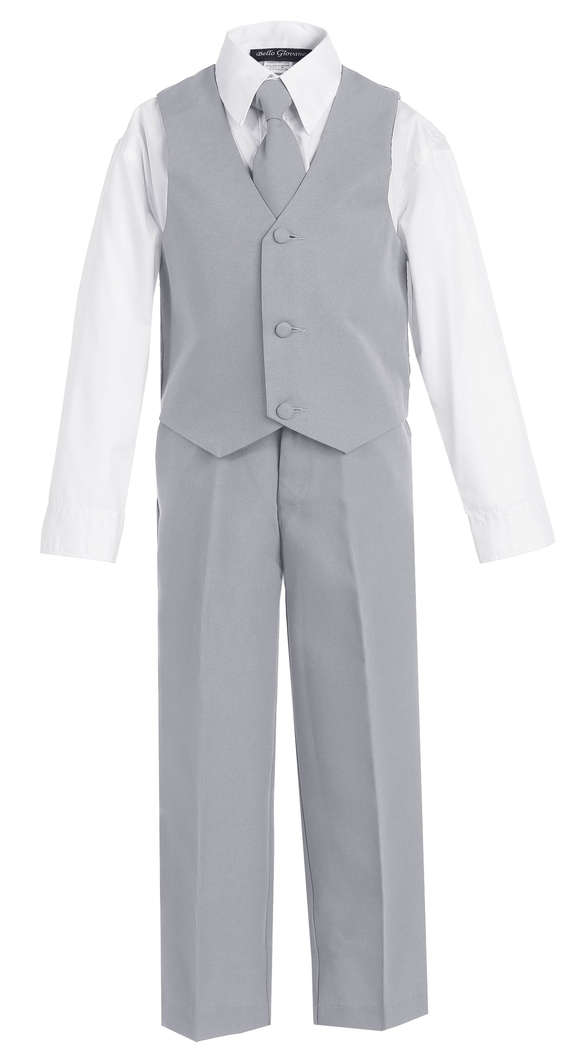 Formal Boys Light Grey Suit