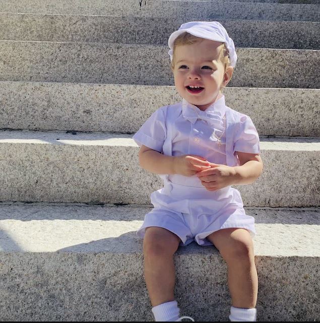 Baby Boy Dress Designs In White Color | Chote Bacho K Jashne Miladun N... |  TikTok