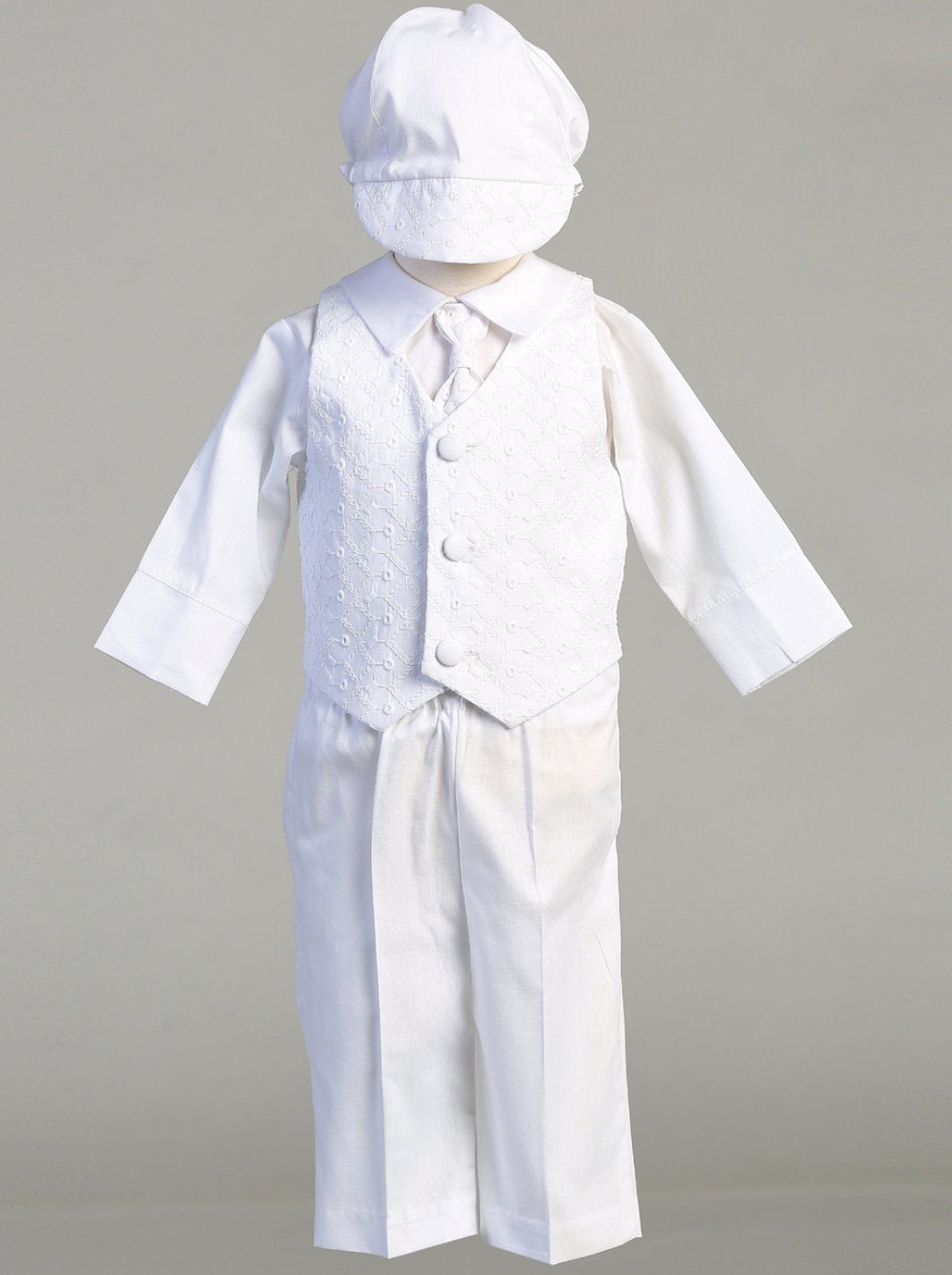 Corey - Baby Boys Baptism & Christening Outfit w/ Pants, Blessing Suit