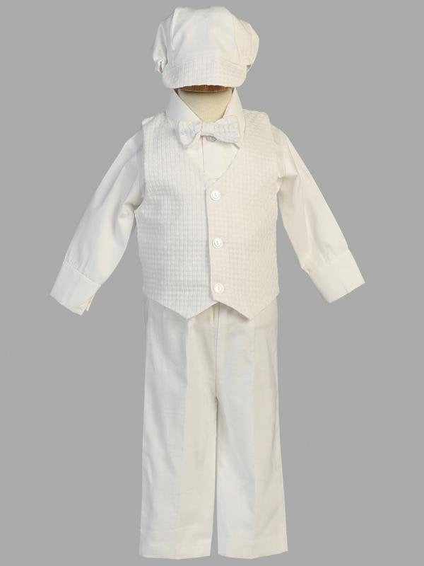 Nathan - Baby Boys Baptism & Christening Outfit w/ Pants, Blessing Suit