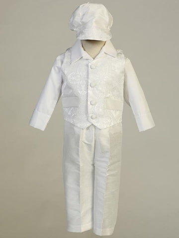Henry - Baby Boys Baptism & Christening Outfit w/ Pants, Blessing Suit