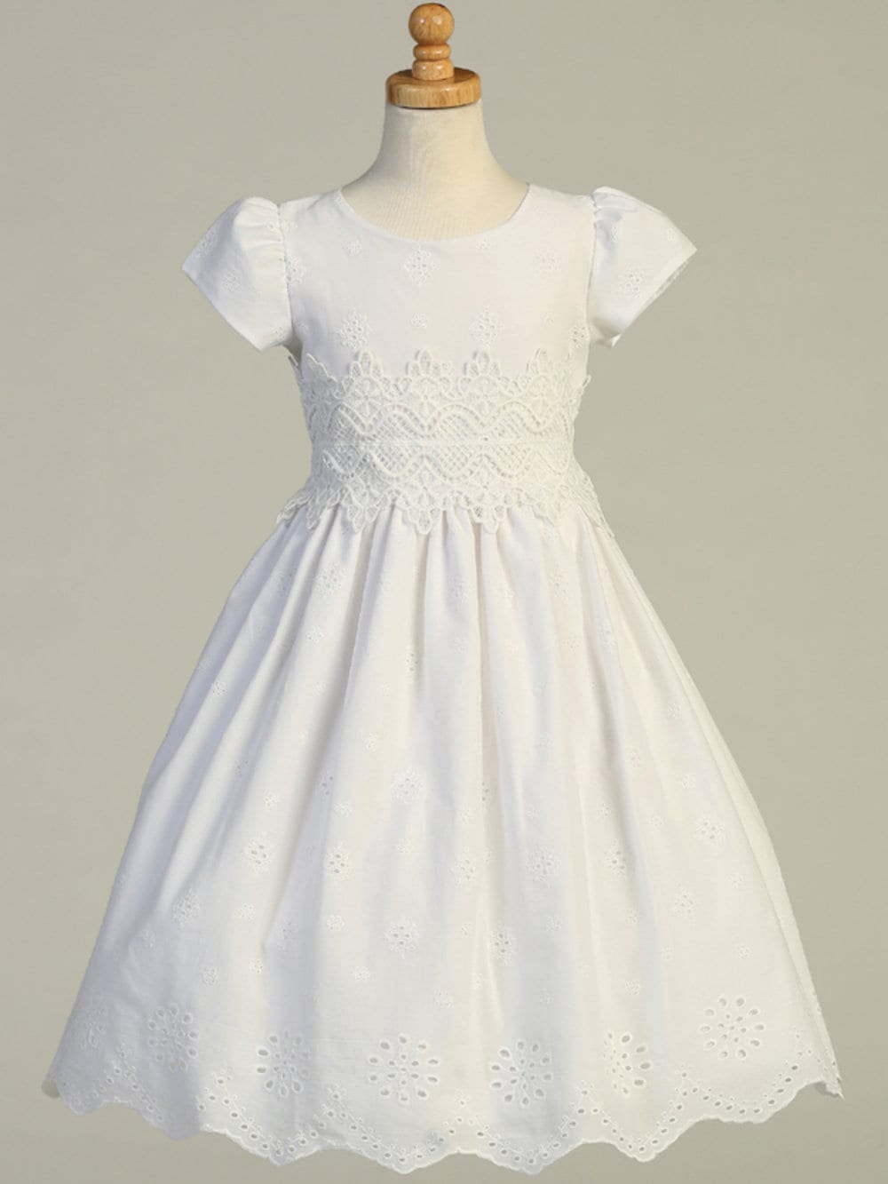 Elegant Girls' White First Communion Dress | Malcolm Royce 8 Elegant Girls' White First Communion Dress | Malcolm Royce 8